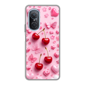 Силиконовый чехол на Huawei Nova 9 SE с принтом для девочек