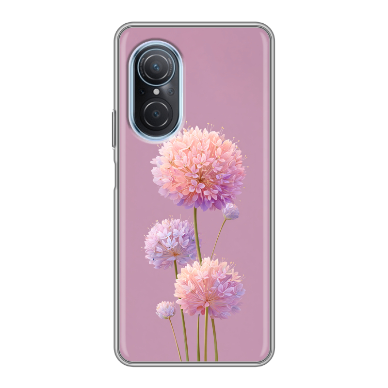 Силиконовый чехол на Huawei Nova 9 SE с принтом Цветы Силиконовый чехол на Huawei Nova 9 SE с принтом Цветы