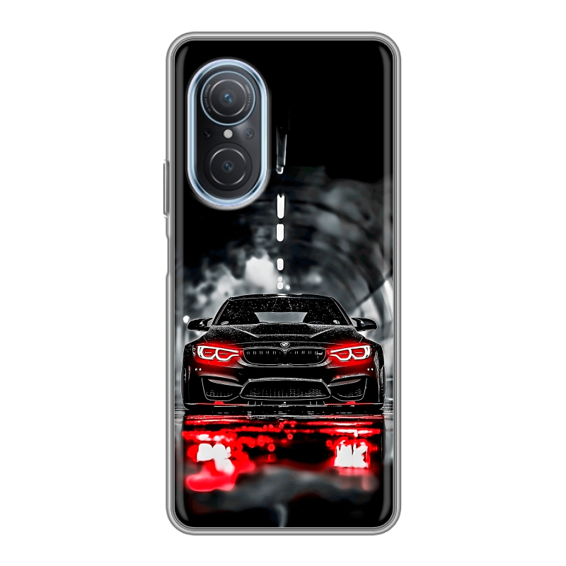 Силиконовый чехол на Huawei Nova 9 SE с принтом BMW БМВ Силиконовый чехол на Huawei Nova 9 SE с принтом BMW БМВ
