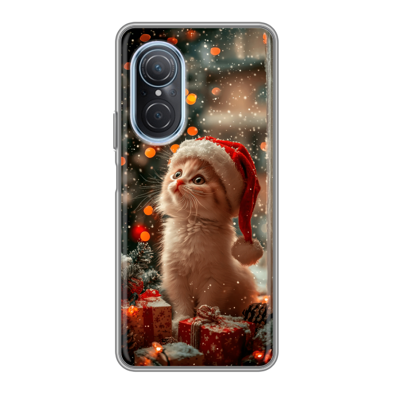 Силиконовый чехол на Huawei Nova 9 SE с принтом Новый год Силиконовый чехол на Huawei Nova 9 SE с принтом Новый год