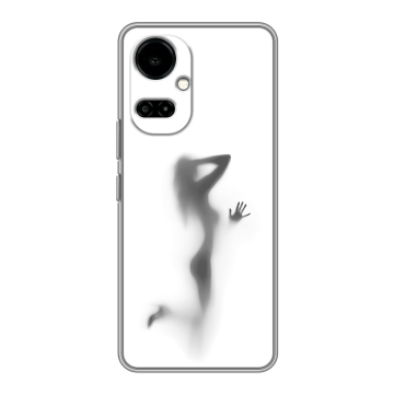 Силиконовый чехол на Tecno Camon 19 с принтом Силуэт Силиконовый чехол на Tecno Camon 19 с принтом Силуэт