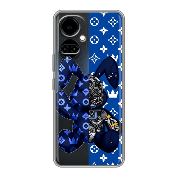 Силиконовый чехол на Tecno Camon 19 с принтом Луи робот