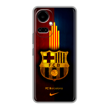 Силиконовый чехол на Tecno Camon 19 с принтом Барселона Barcelona Силиконовый чехол на Tecno Camon 19 с принтом Барселона Barcelona