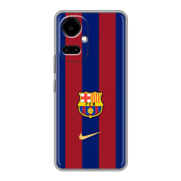 Силиконовый чехол на Tecno Camon 19 с принтом Барселона Barcelona