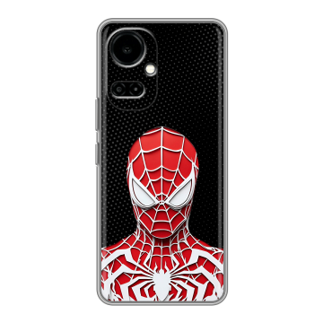 Силиконовый чехол на Tecno Camon 19 с принтом человек паук spiderman