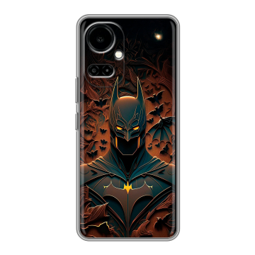 Силиконовый чехол на Tecno Camon 19 с принтом Batman Бэтмен
