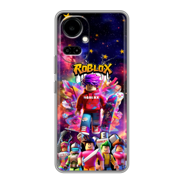 Силиконовый чехол на Tecno Camon 19 с принтом Roblox Роблокс Силиконовый чехол на Tecno Camon 19 с принтом Roblox Роблокс