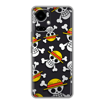 Силиконовый чехол на Tecno Camon 19 с принтом One Piece Ван Пис