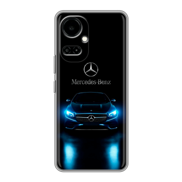 Силиконовый чехол на Tecno Camon 19 с принтом Mercedes Мерседес Силиконовый чехол на Tecno Camon 19 с принтом Mercedes Мерседес