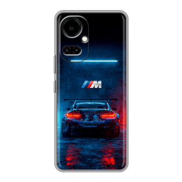 Силиконовый чехол на Tecno Camon 19 с принтом BMW БМВ