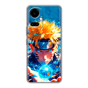 Силиконовый чехол на Tecno Camon 19 с принтом Аниме Наруто Naruto