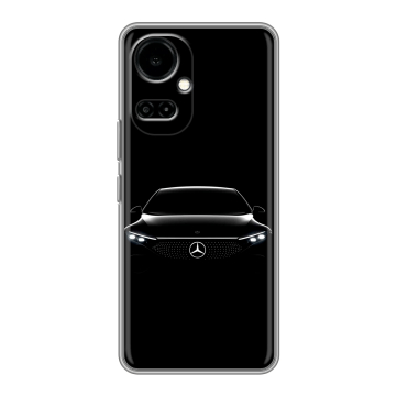 Силиконовый чехол на Tecno Camon 19 с принтом Mercedes Мерседес Силиконовый чехол на Tecno Camon 19 с принтом Mercedes Мерседес