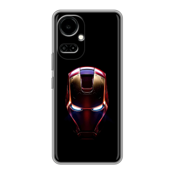 Силиконовый чехол на Tecno Camon 19 с принтом IronMan Железный человек
