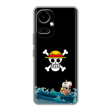 Силиконовый чехол на Tecno Camon 19 с принтом One Piece Ван Пис