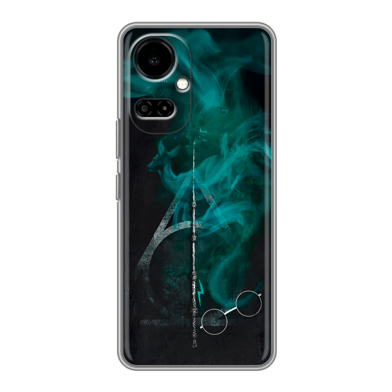 Силиконовый противоударный чехол на Tecno Camon 19 с принтом Гарри Поттер Harry Potter Силиконовый противоударный чехол на Tecno Camon 19 с принтом Гарри Поттер Harry Potter