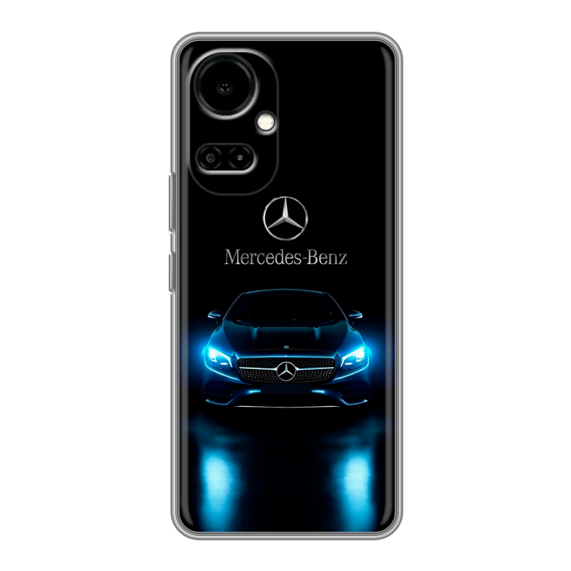 Силиконовый противоударный чехол на Tecno Camon 19 с принтом Mercedes Мерседес Силиконовый противоударный чехол на Tecno Camon 19 с принтом Mercedes Мерседес