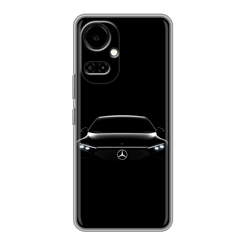 Силиконовый противоударный чехол на Tecno Camon 19 с принтом Mercedes Мерседес Силиконовый противоударный чехол на Tecno Camon 19 с принтом Mercedes Мерседес