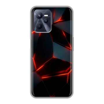 Силиконовый чехол на Realme C35 с принтом Яркие абстракции Силиконовый чехол на Realme C35 с принтом Яркие абстракции