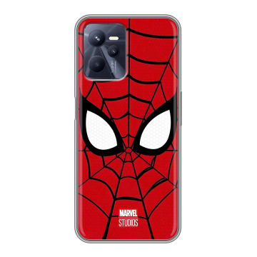 Силиконовый чехол на Realme C35 с принтом человек паук spiderman Силиконовый чехол на Realme C35 с принтом человек паук spiderman