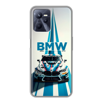 Силиконовый чехол на Realme C35 с принтом БМВ BMW