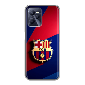 Силиконовый чехол на Realme C35 с принтом Барселона Barcelona