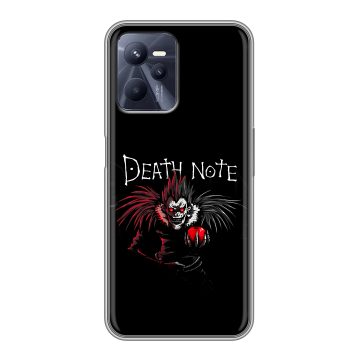 Силиконовый чехол на Realme C35 с принтом Death note Тетрадь смерти