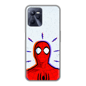 Силиконовый чехол на Realme C35 с принтом Spiderman Человек паук Силиконовый чехол на Realme C35 с принтом Spiderman Человек паук