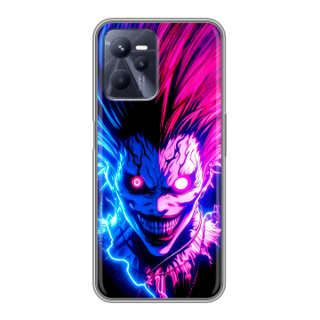 Силиконовый чехол на Realme C35 с принтом Death note Тетрадь смерти Силиконовый чехол на Realme C35 с принтом Death note Тетрадь смерти