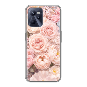 Силиконовый чехол на Realme C35 с принтом женский