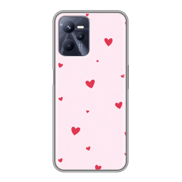 Силиконовый чехол на Realme C35 с принтом для девочек