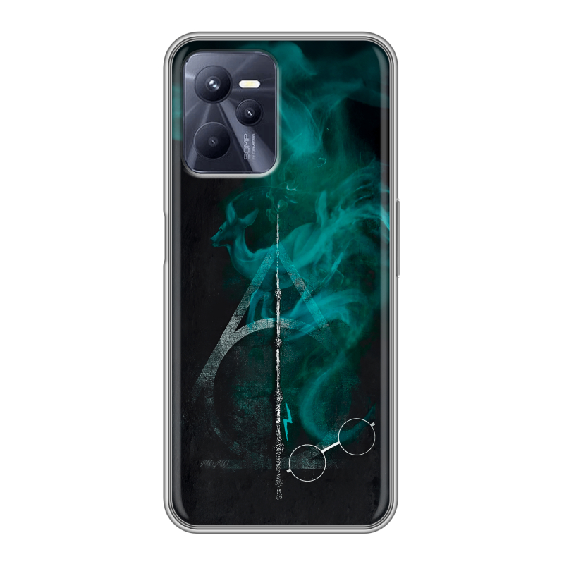 Силиконовый чехол на Realme C35 с принтом Гарри Поттер Harry Potter Силиконовый чехол на Realme C35 с принтом Гарри Поттер Harry Potter