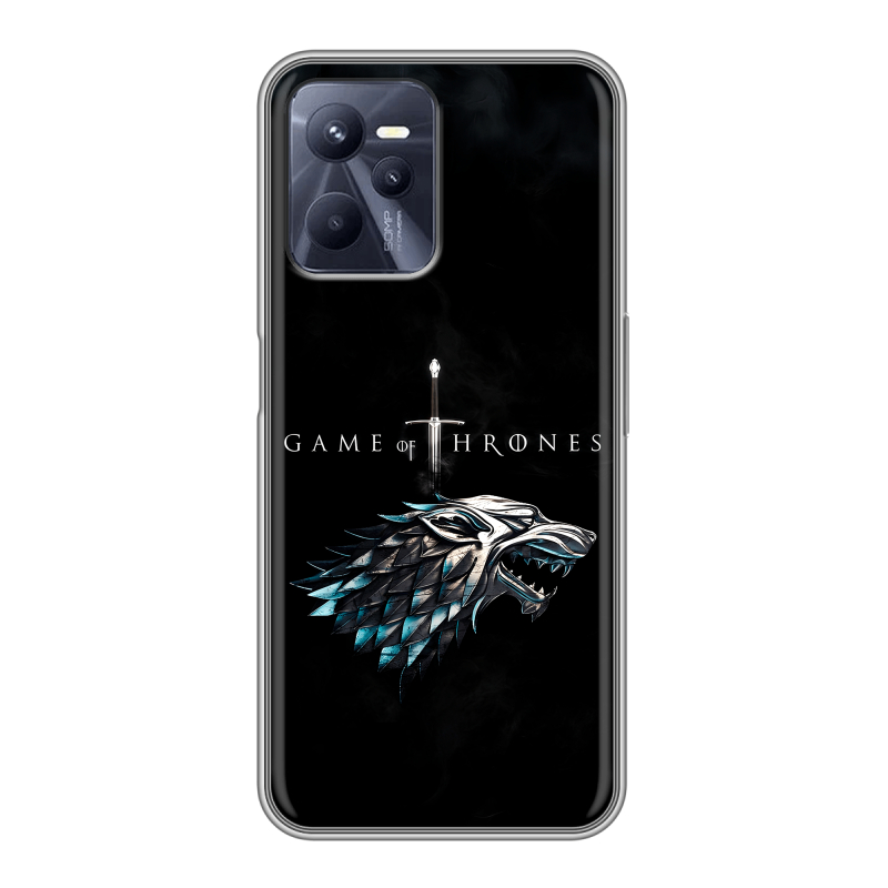 Силиконовый чехол на Realme C35 с принтом Игра Престолов Game Thrones Силиконовый чехол на Realme C35 с принтом Игра Престолов Game Thrones
