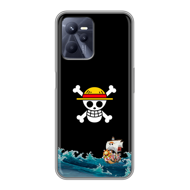 Силиконовый чехол на Realme C35 с принтом One Piece Ван Пис Силиконовый чехол на Realme C35 с принтом One Piece Ван Пис