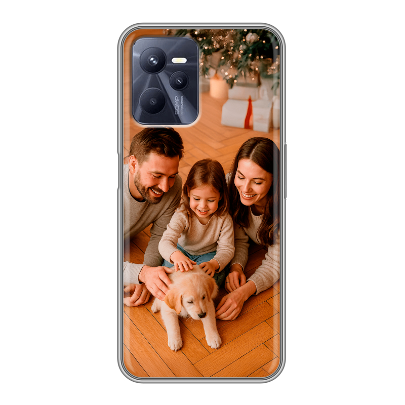 Силиконовый чехол на Realme C35 с принтом чехол с фото Силиконовый чехол на Realme C35 с принтом чехол с фото