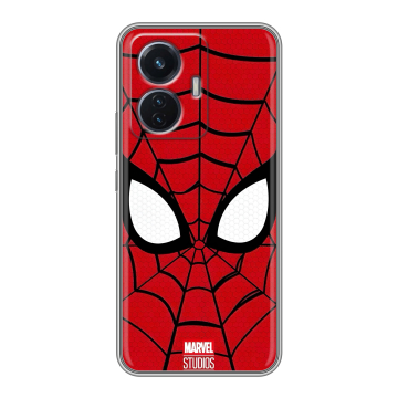 Силиконовый чехол на Vivo T1 с принтом человек паук spiderman