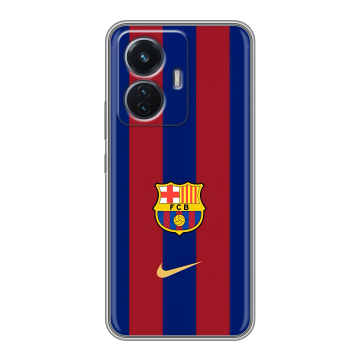 Силиконовый чехол на Vivo T1 с принтом Барселона Barcelona