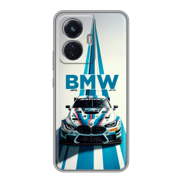 Силиконовый чехол на Vivo T1 с принтом БМВ BMW