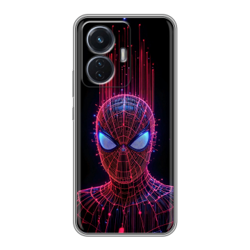 Силиконовый чехол на Vivo T1 с принтом Spiderman Человек паук