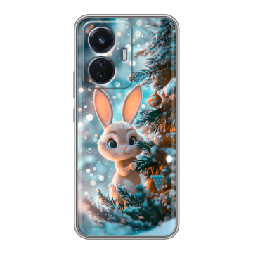 Силиконовый чехол на Vivo T1 с принтом Новый год