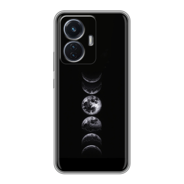 Силиконовый чехол на Vivo T1 с принтом женский