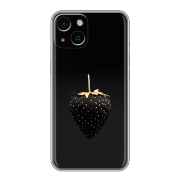 Силиконовый чехол на Iphone 14 с принтом Черная клубника Силиконовый чехол на Iphone 14 с принтом Черная клубника