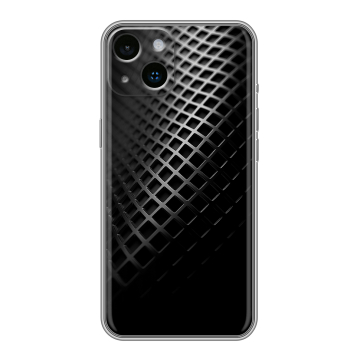 Силиконовый чехол на Iphone 14 с принтом Текстура металла Силиконовый чехол на Iphone 14 с принтом Текстура металла