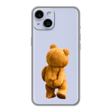 Силиконовый чехол на Iphone 14 с принтом Медведь Силиконовый чехол на Iphone 14 с принтом Медведь