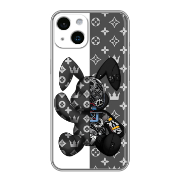 Силиконовый чехол на Iphone 14 с принтом Луи робот Силиконовый чехол на Iphone 14 с принтом Луи робот