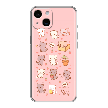 Силиконовый чехол на Iphone 14 с принтом Hello Kitty Хелоу Кити Силиконовый чехол на Iphone 14 с принтом Hello Kitty Хелоу Кити