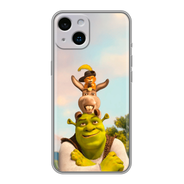 Силиконовый чехол на Iphone 14 с принтом Шрек Shrek
