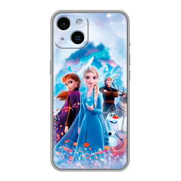Силиконовый чехол на Iphone 14 с принтом Холодное сердце Frozen Силиконовый чехол на Iphone 14 с принтом Холодное сердце Frozen
