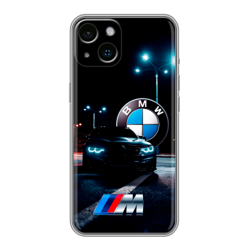Силиконовый чехол на Iphone 14 с принтом БМВ BMW