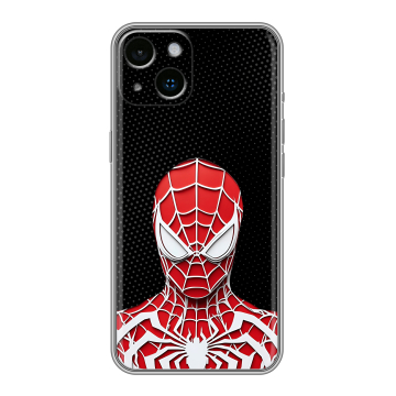 Силиконовый чехол на Iphone 14 с принтом человек паук spiderman Силиконовый чехол на Iphone 14 с принтом человек паук spiderman