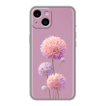Силиконовый чехол на Iphone 14 с принтом Цветы